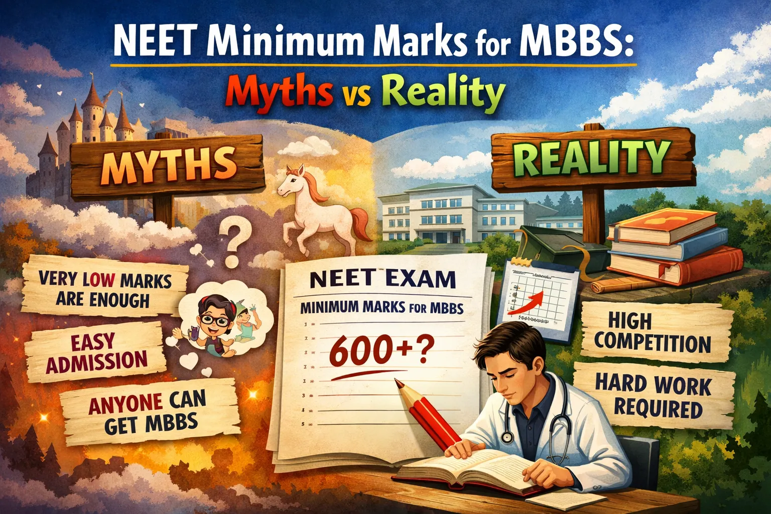 NEET Minimum Marks for MBBS: Myths vs Reality